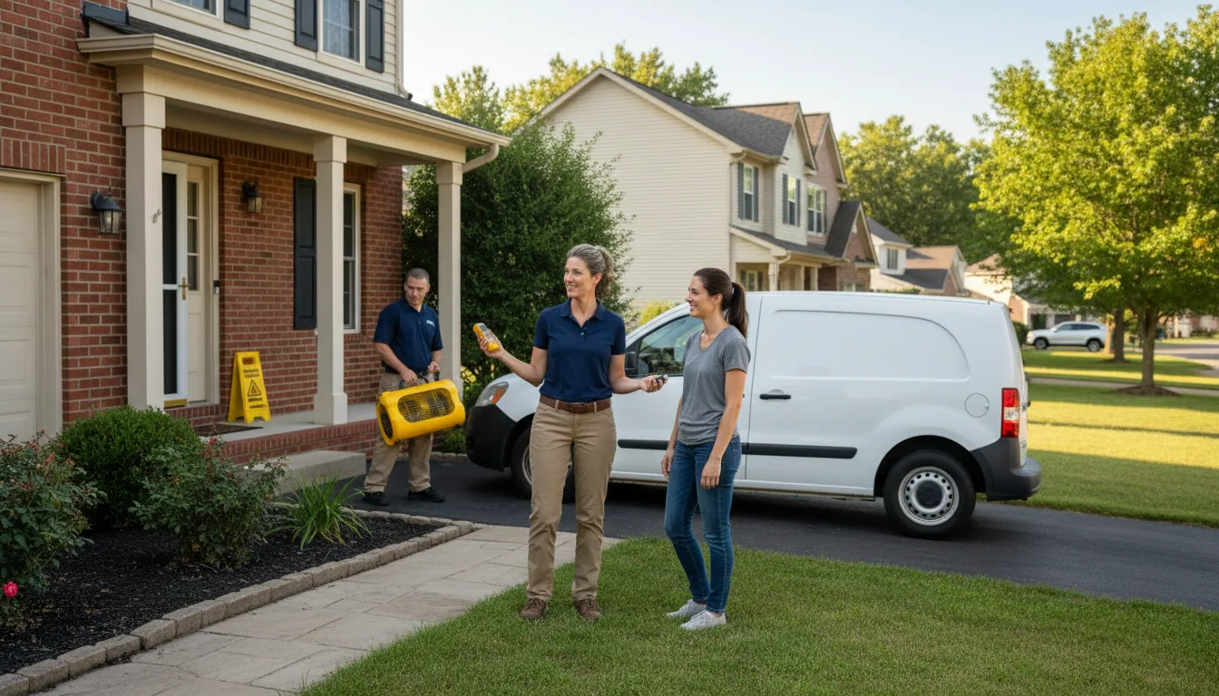 Water restoration image for Home Water Damage Repair in Birdseye, IN